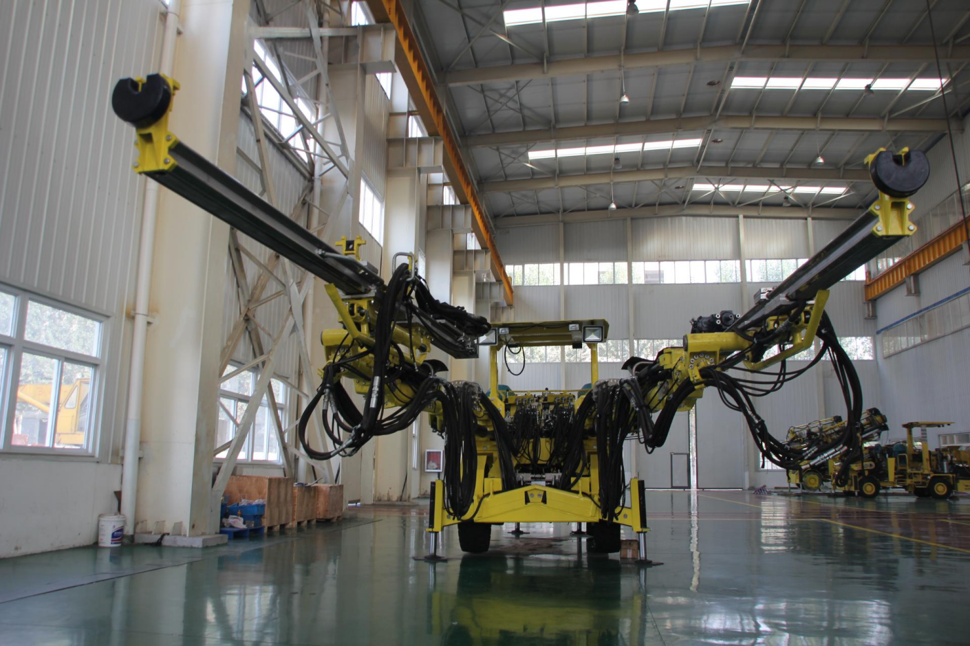 ZONGDA ZDFJ76A2 Twin-boom Face Drilling Jumbo